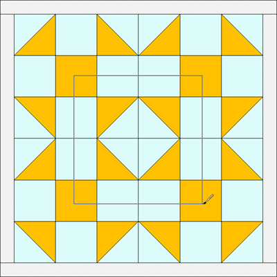 Click, hold and drag the mouse to draw a square or rectangle.