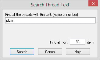 thread text search