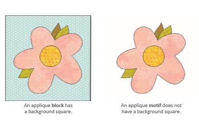 Block vs motif